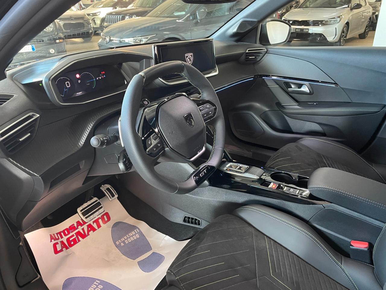 Peugeot 208 Hybrid 136 e-DCS6 GT 2025 NERO PERLA