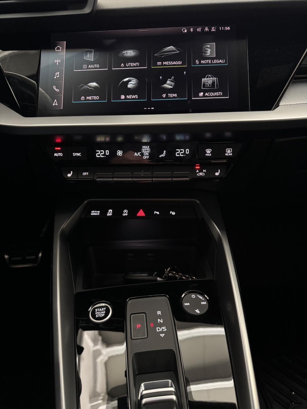 Audi A3 SPB 35 TDI S tronic line edition Identity Black GARANZIA CASA MADRE