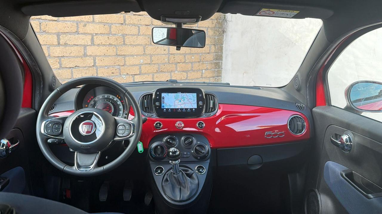 Fiat 500 1.0 Hybrid Red