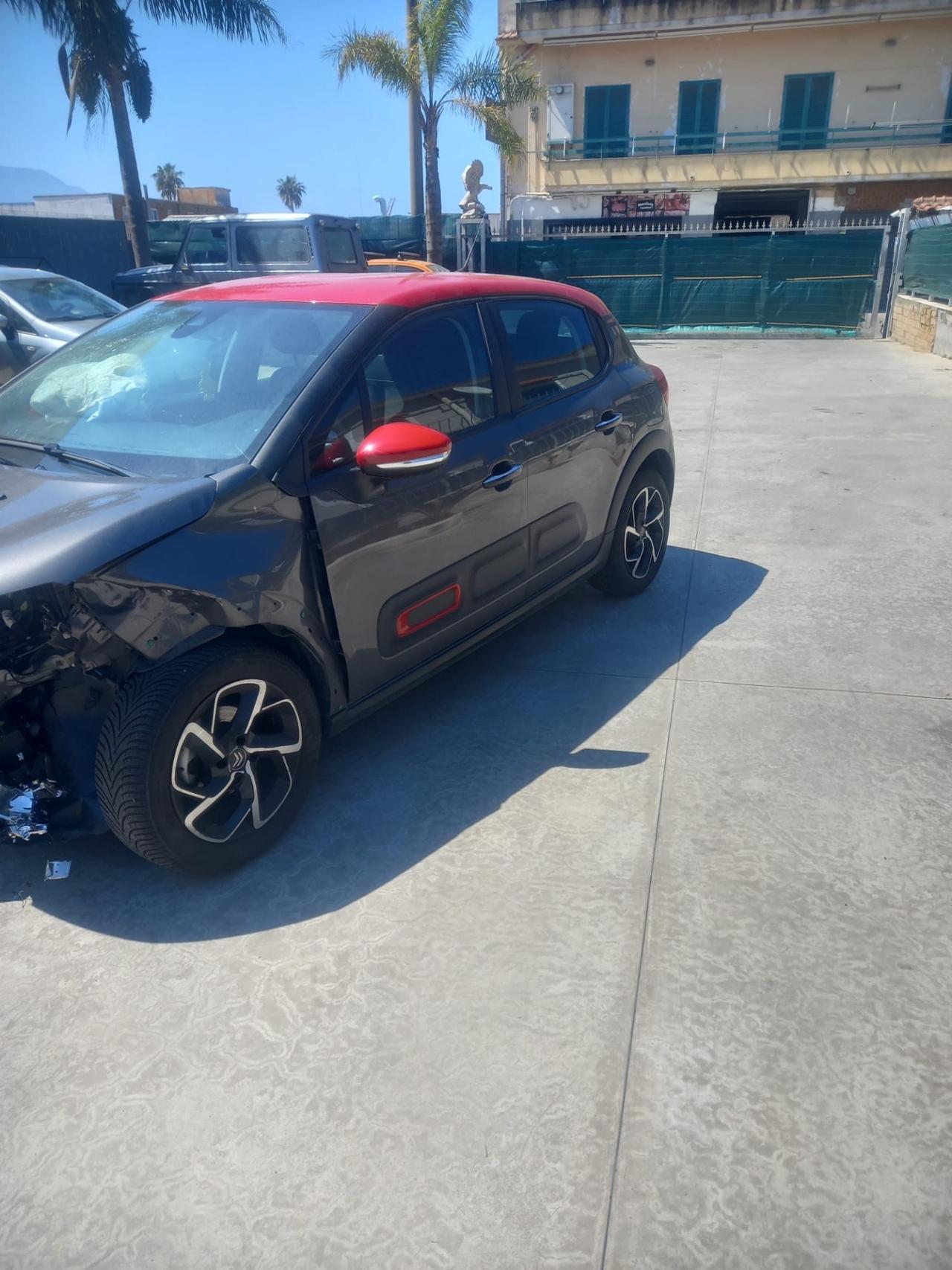 Citroen C3 2021 Incidentata sinistrata