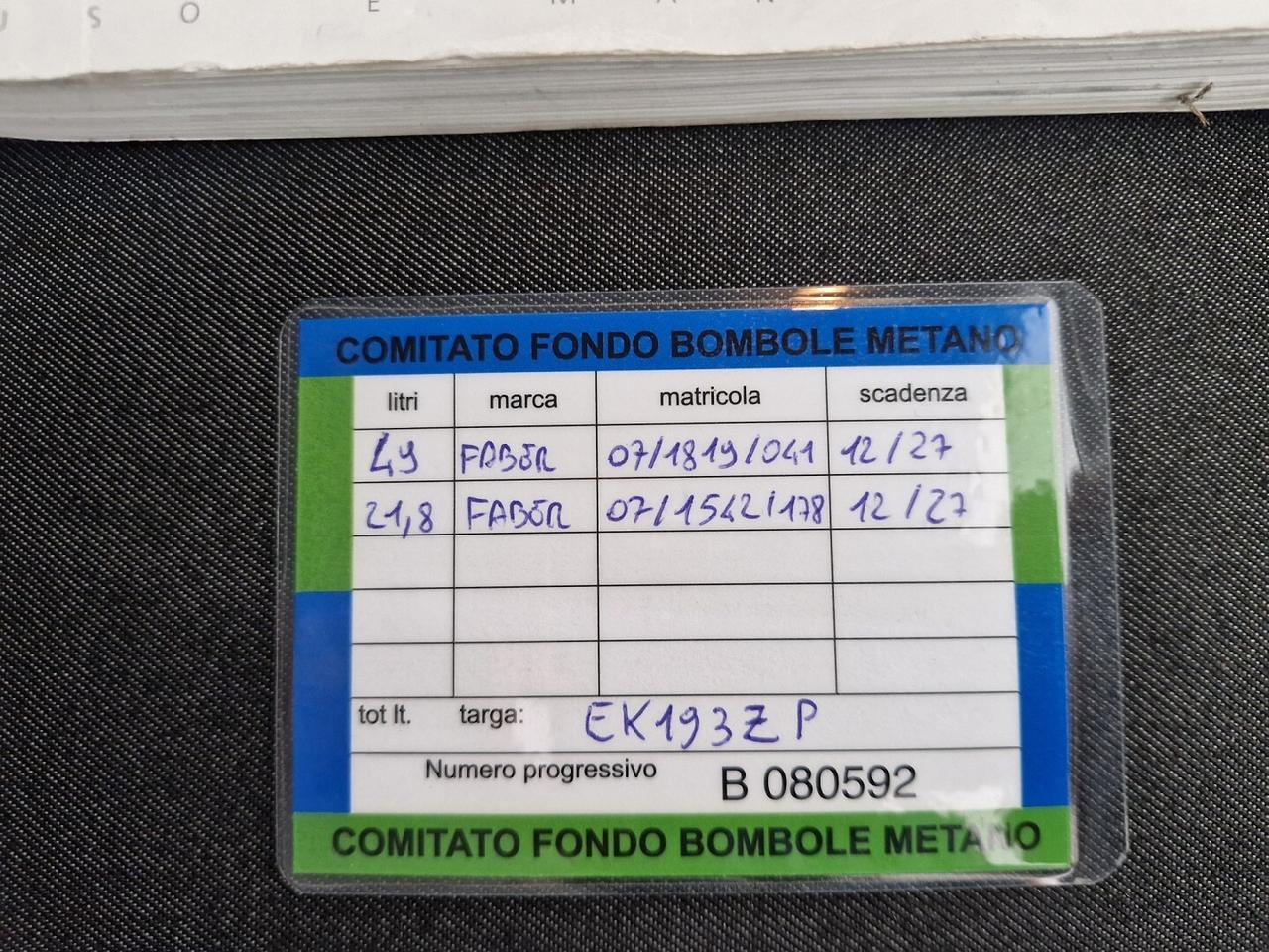 FIAT PANDA 1.4 CLIMBING NATURAL POWER ANNO 12/2011