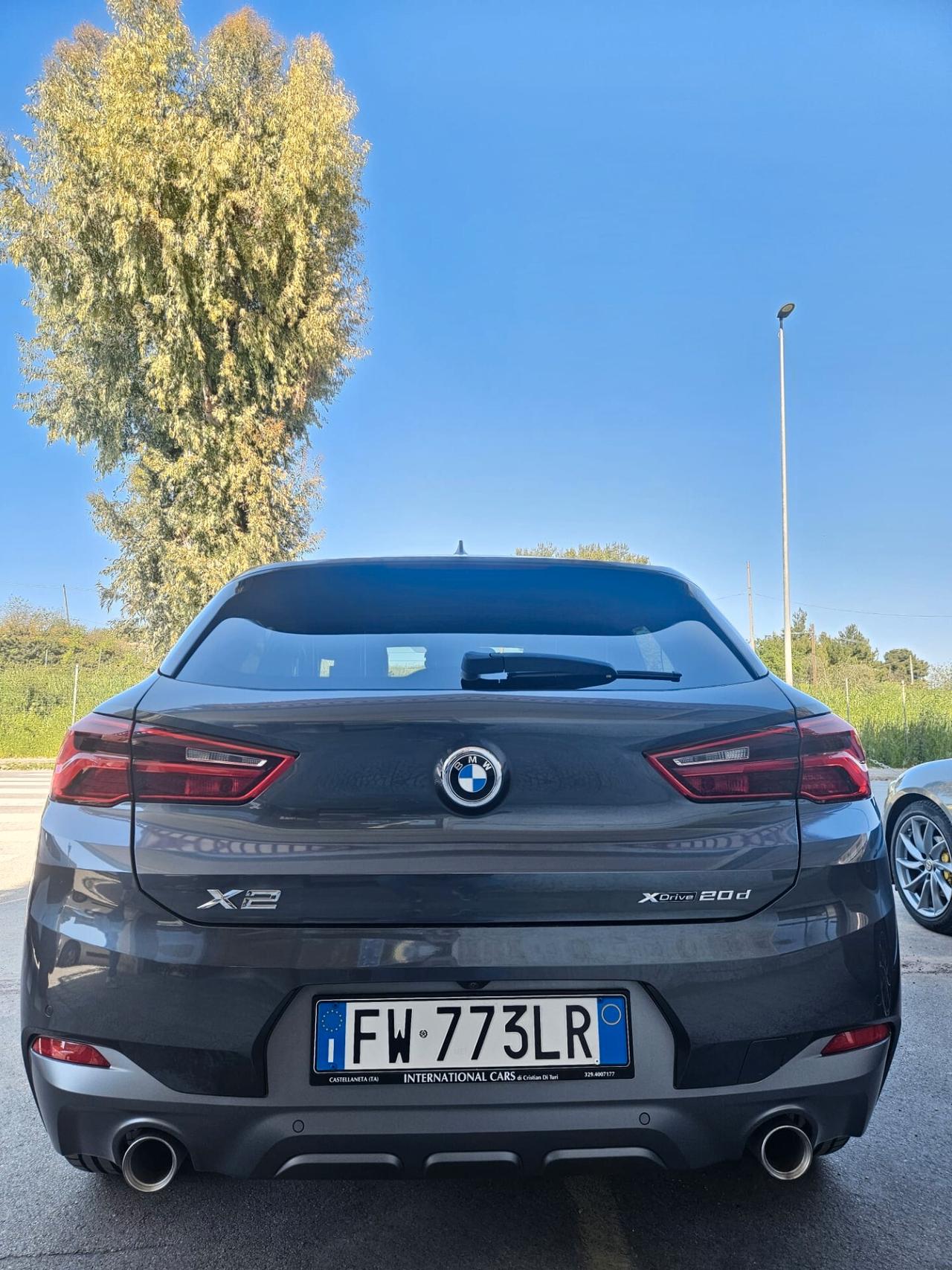 BMW X2 XDrive 20d M SPORT X 190cv UNICO PROPRIETARIO