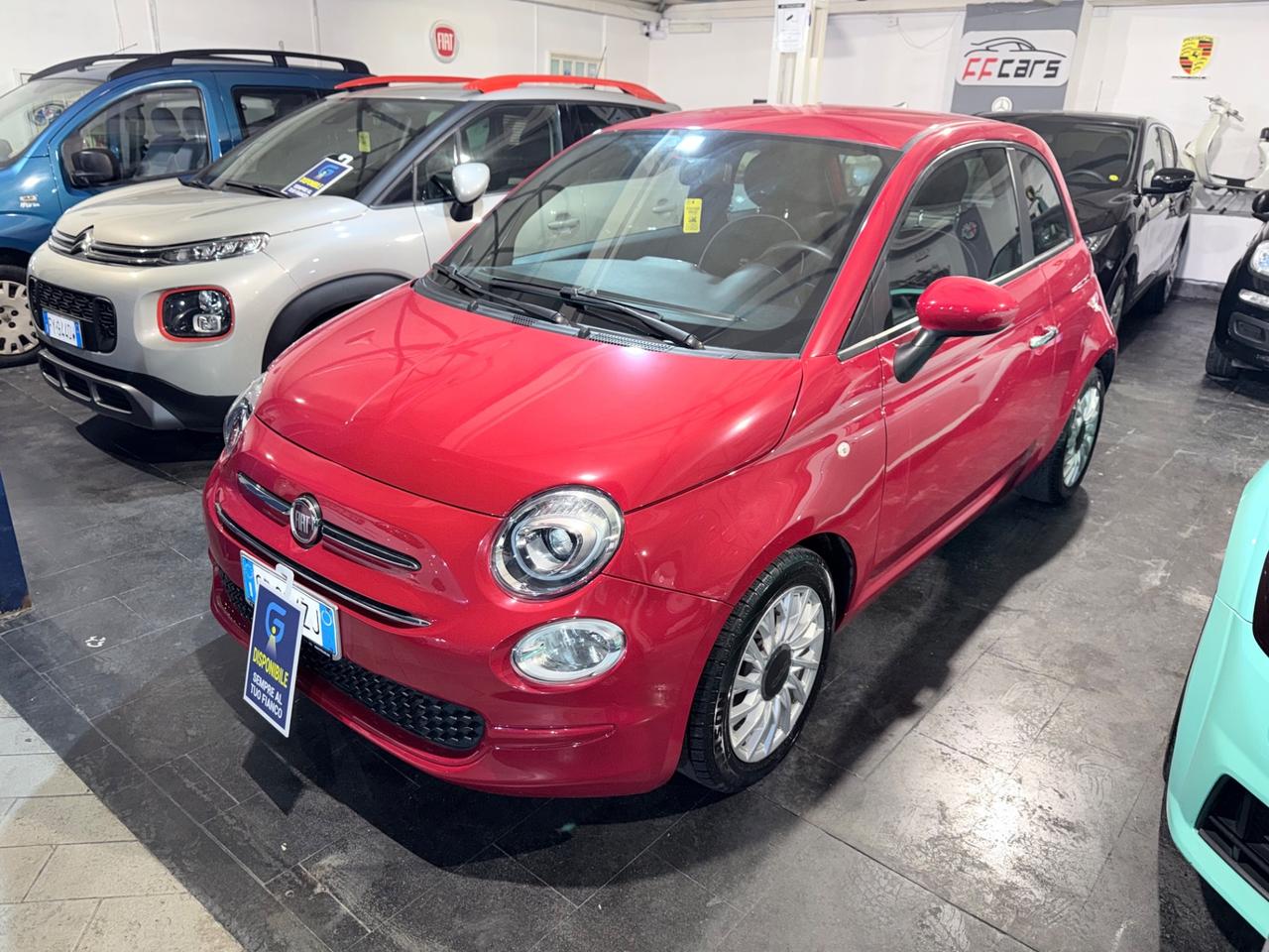 Fiat 500 1.0 Hybrid Red
