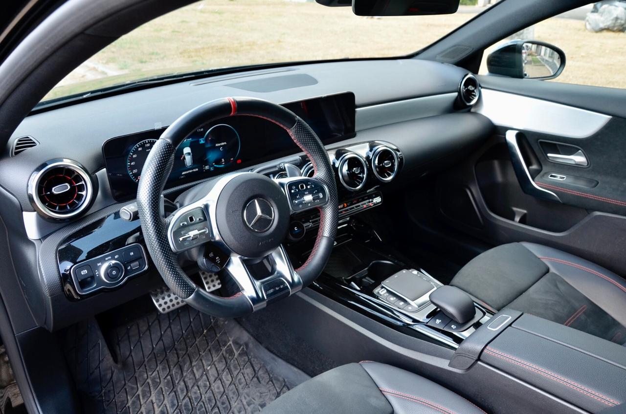 MERCEDES-BENZ A 35 AMG 4MATIC 306cv AUTO, UNICOPROP, SERVICE MERCEDES, UFF ITALIANA, EURO 6D, RETROCAMERA, FARI LED, PERMUTE