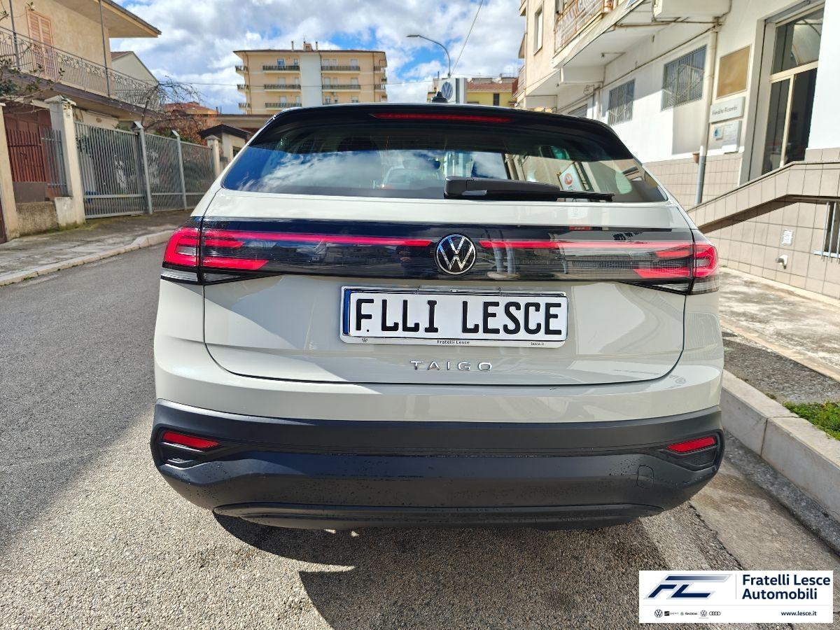 VOLKSWAGEN - Taigo 1.0 tsi Life 95cv