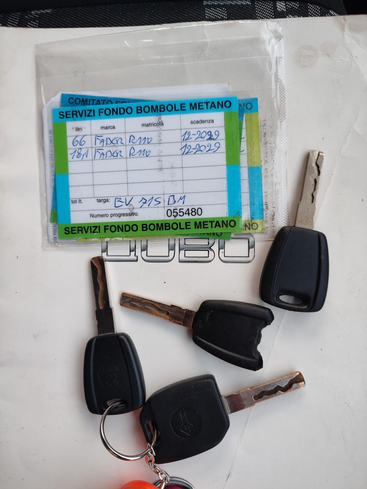 FIAT QUBO 2014 A METANO COLLAUDATO 2029 5POSTI