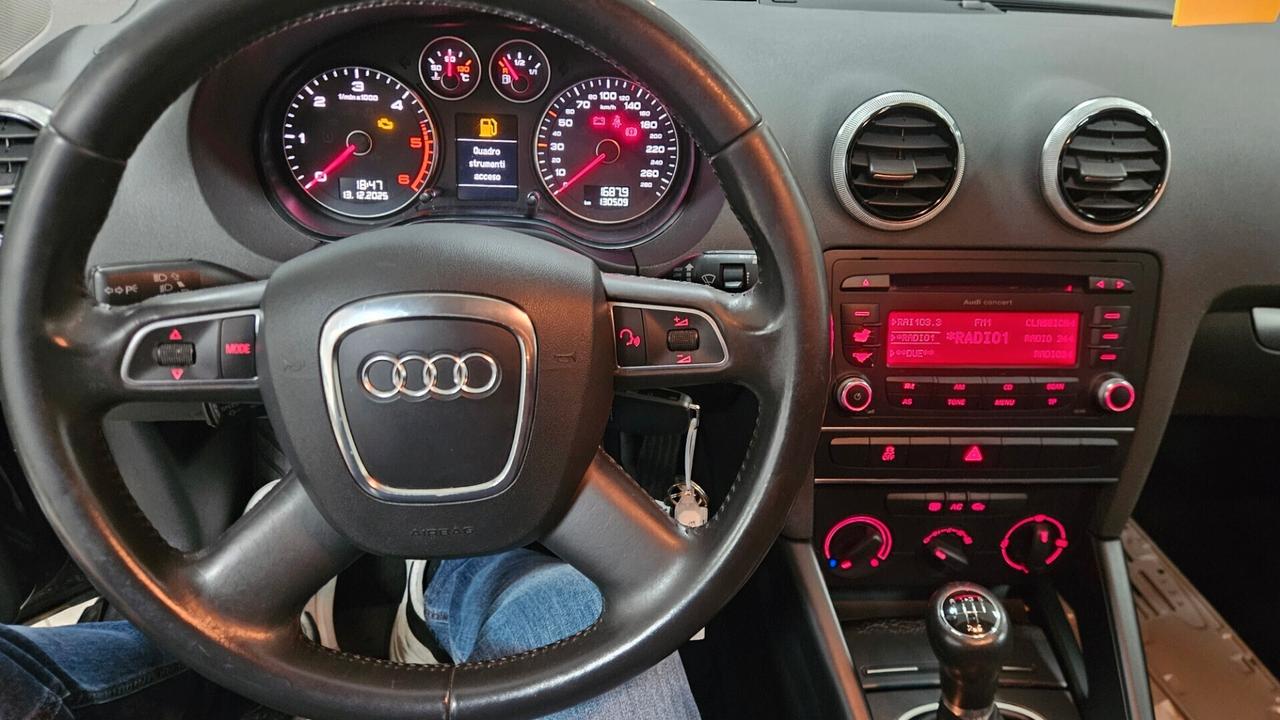 Audi A3 1.6 TDI 90 CV CR F.AP. Ambition