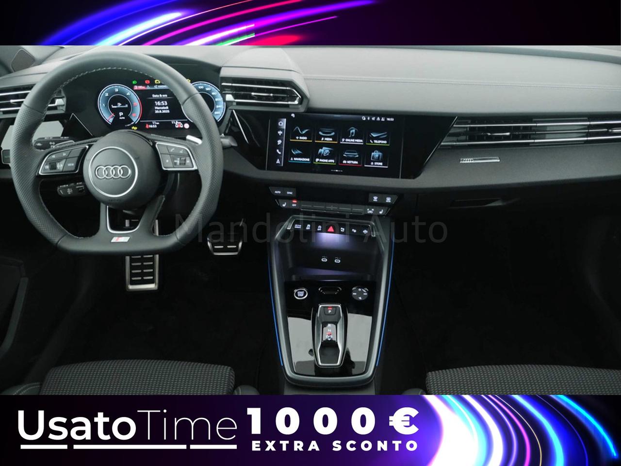 Audi A3 sedan 2.0 tdi 150cv s line edition s tronic
