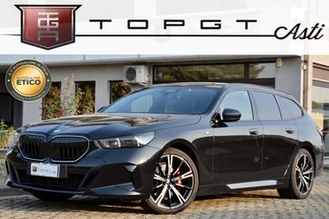 BMW 520d TOURING 48V XDRIVE MSPORT PRO 197cv AUTO, UNICOPROPRIETARIO, GARANZIA BMW 5/2029, SERVICE PACK, PACCHETTO SPORTIVO M, HI-FI HARMAN & KARDON, RETRO 360°, 20", PERMUTE