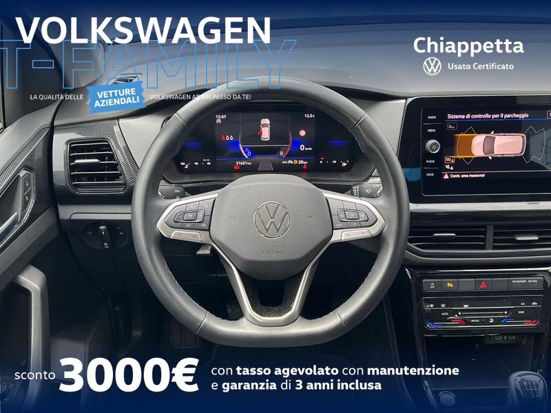 Volkswagen T-Cross 1.0 tsi life 95cv