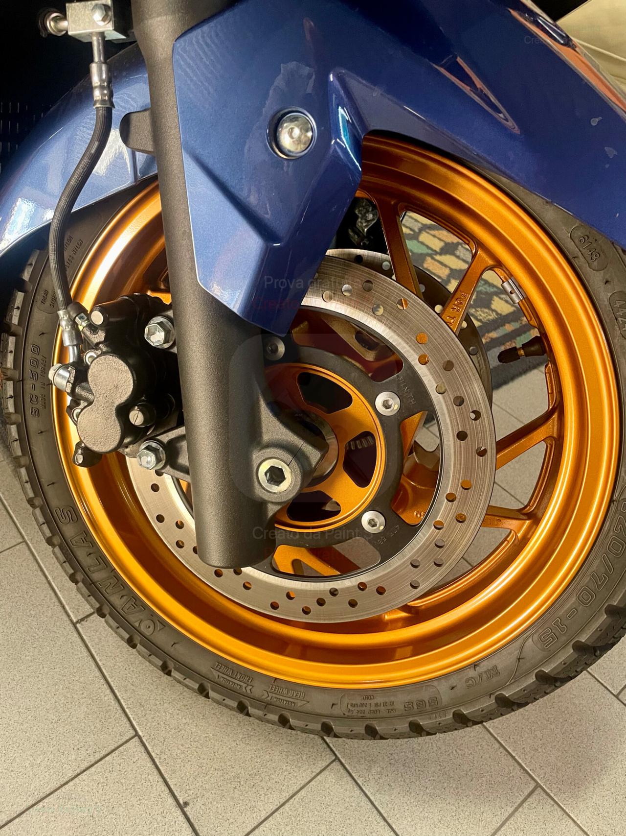 Suzuki Burgman 400 cerchi oro