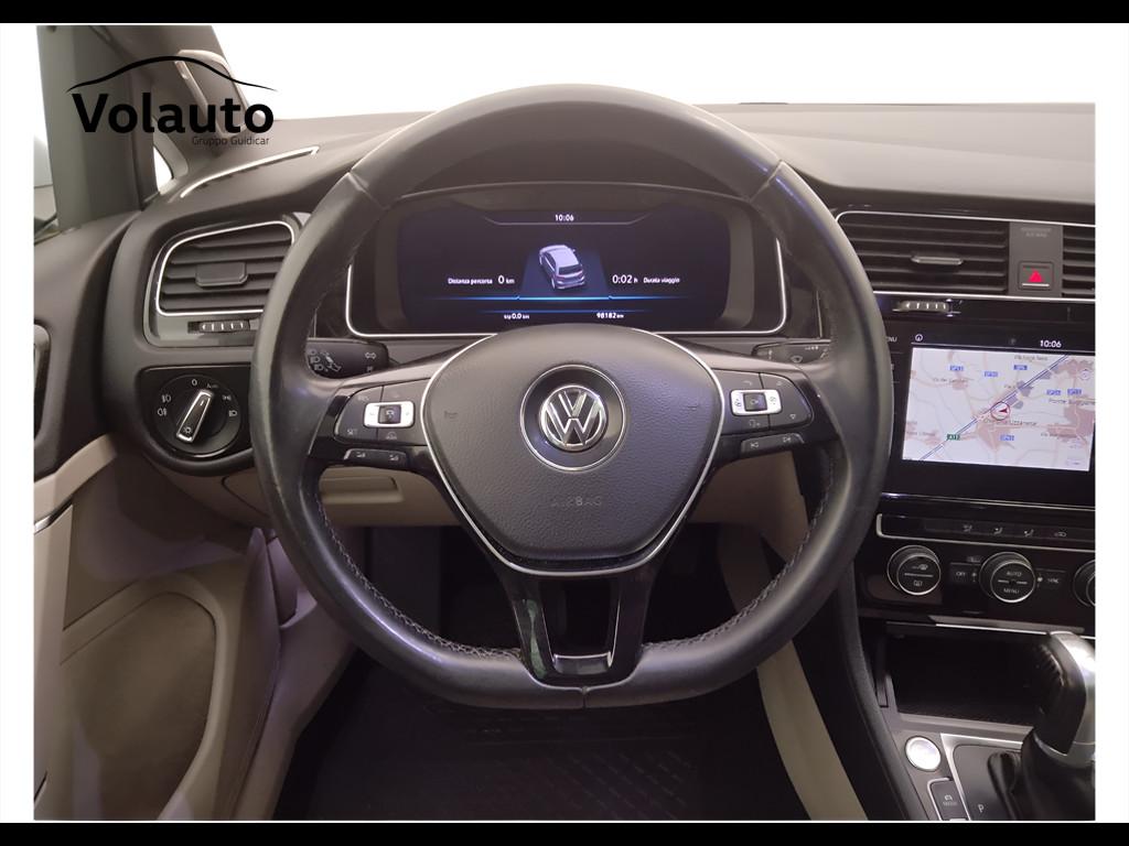 VOLKSWAGEN Golf VII 2017 5p - Golf 5p 1.6 tdi Executive 115cv dsg