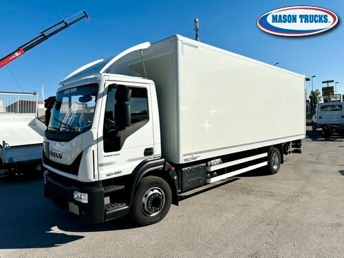 IVECO EUROCARGO 160-280 P, cassa e sponda idraulica, 2022, km 60.000