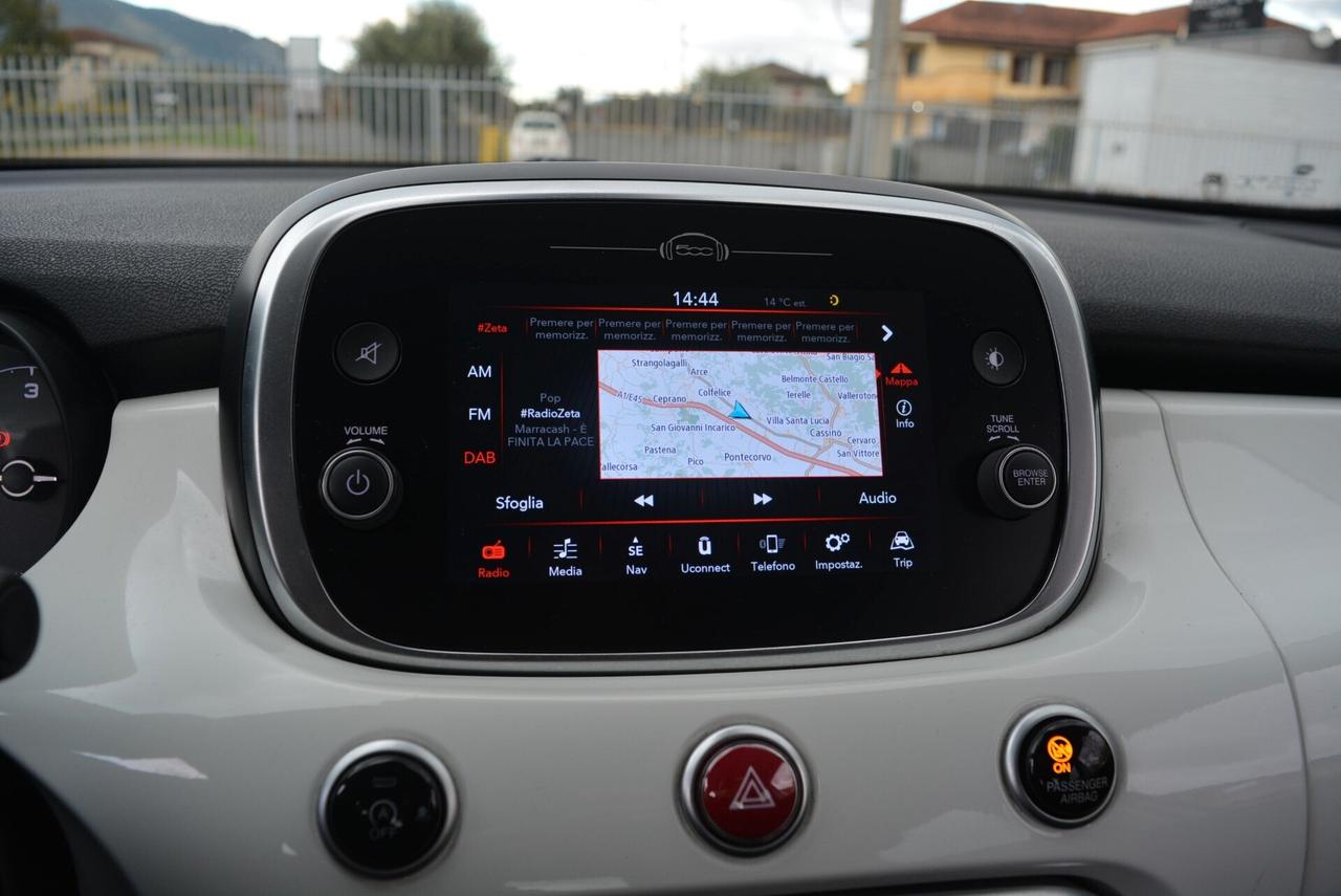 Fiat 500X 1.3 Mjet 95 CV Bicolor telecamera