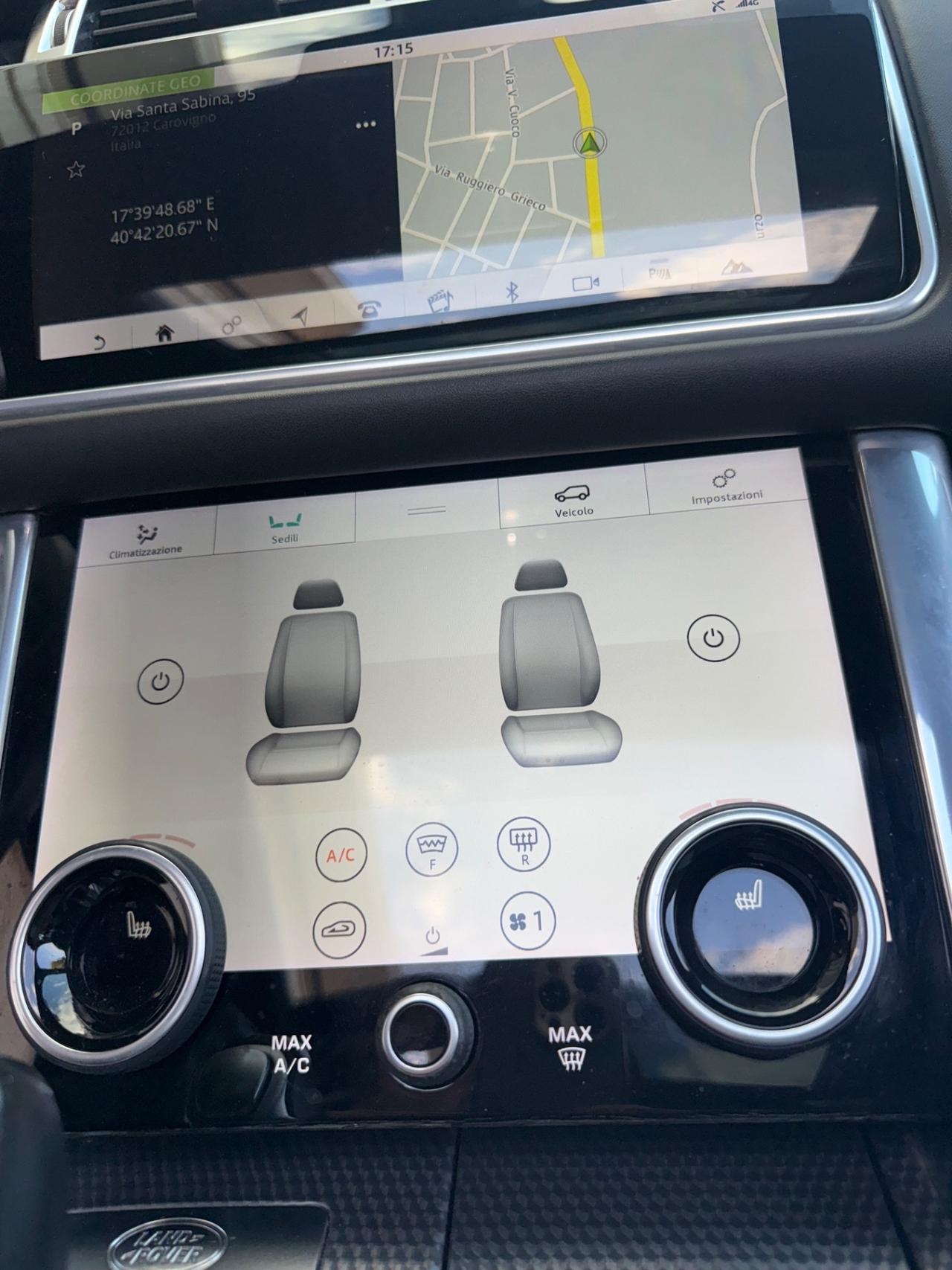 Land Rover Range Sport 3.0 HSE Dynamic TETTO APRIBILE,VIRTUAL COCKPIT,TELECAMERA 360, APPLE CARPLAY,NAVI,PELLE