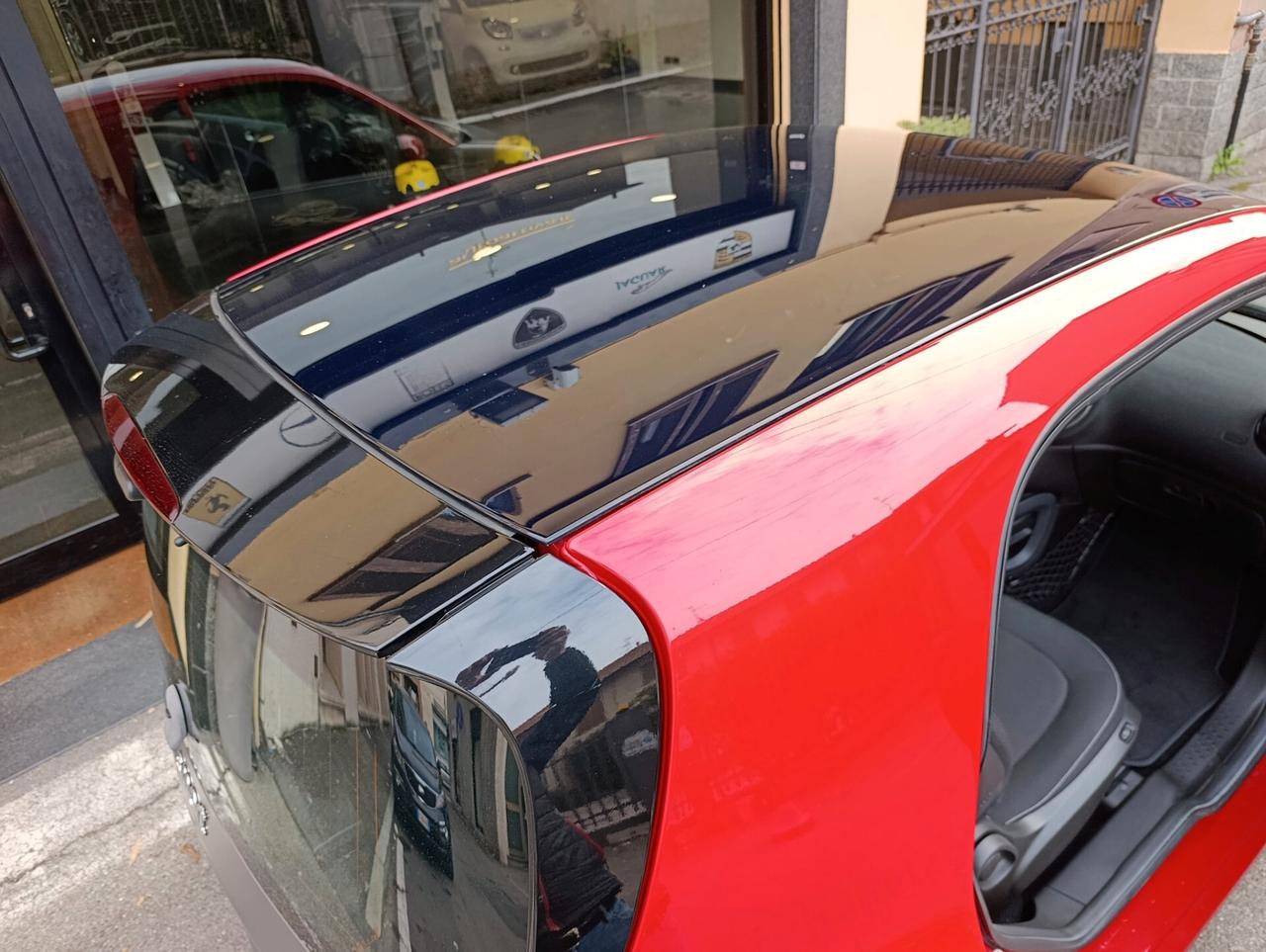 Smart ForTwo 90 0.9 Turbo twinamic Passion Grey Opaco e Rossa