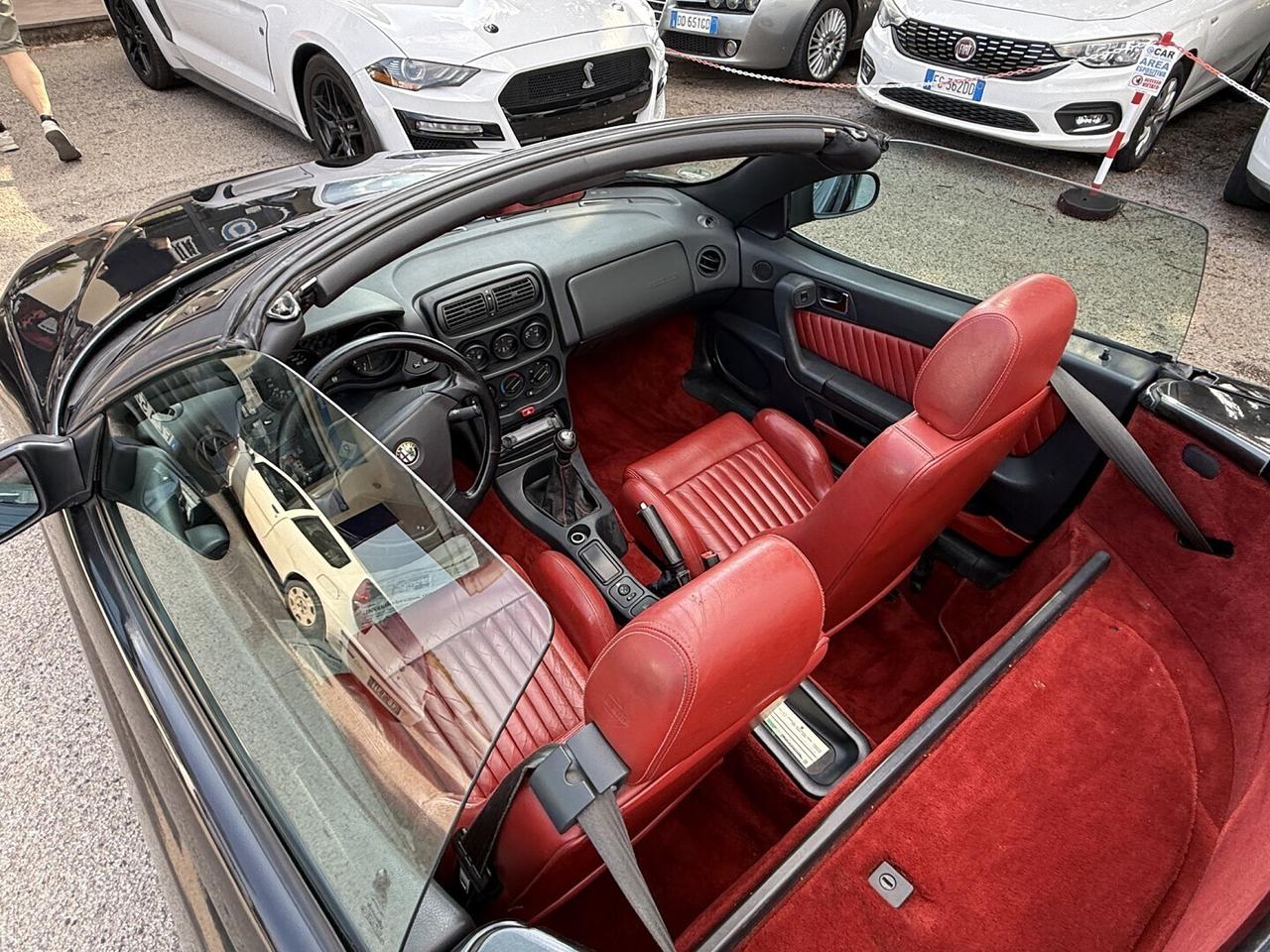 ALFAROMEO GTV SPIDER 2.0 INTERNI IN PELLE ROSSA