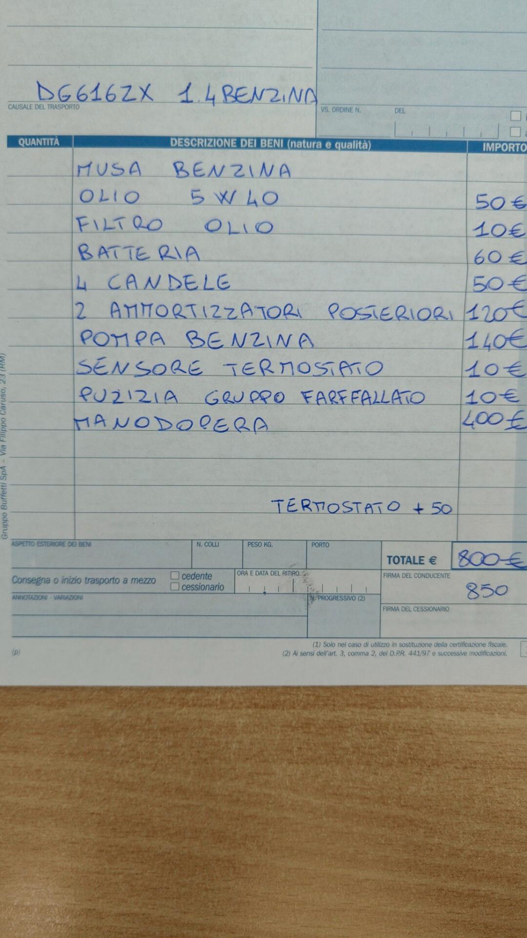 Lancia MUSA 1.4 Argento