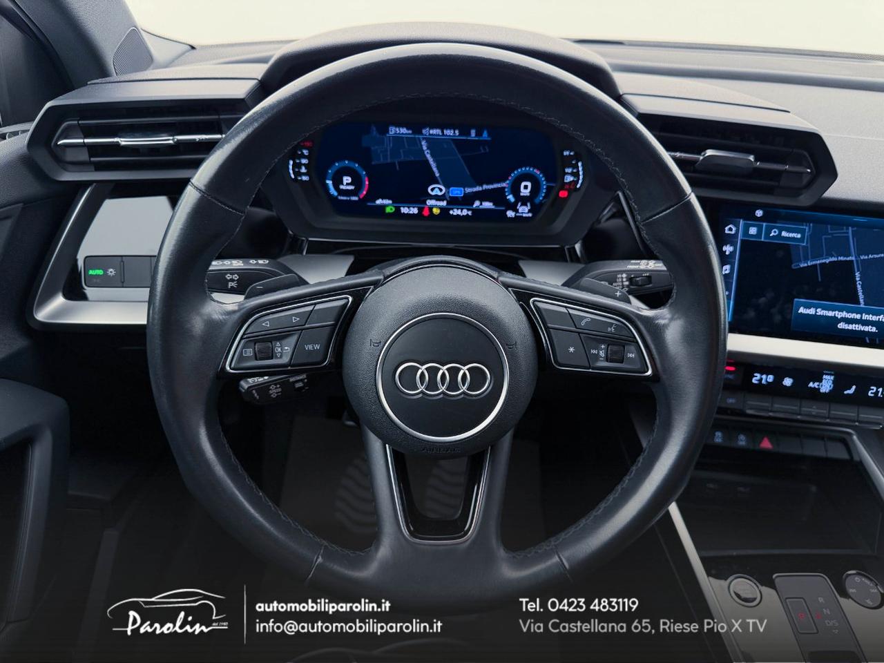 Audi A3 Sportback 30 tfsi mhev Business Advanced S-tronic Black pack