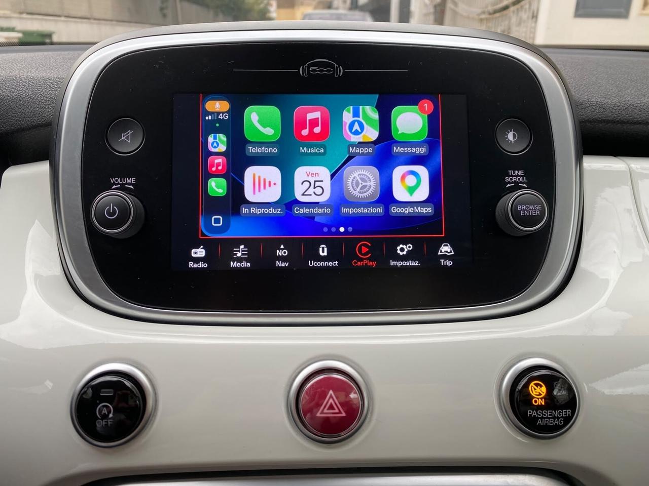 FIAT 500X CITY CROSS 1.3Mjt 95CV Led Navy CAM 2019