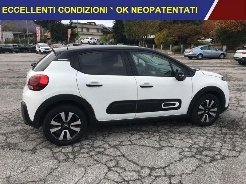 Citroën C3 PureTech 83 S&S Shine CERCHI LEGA+VETRI SCURI