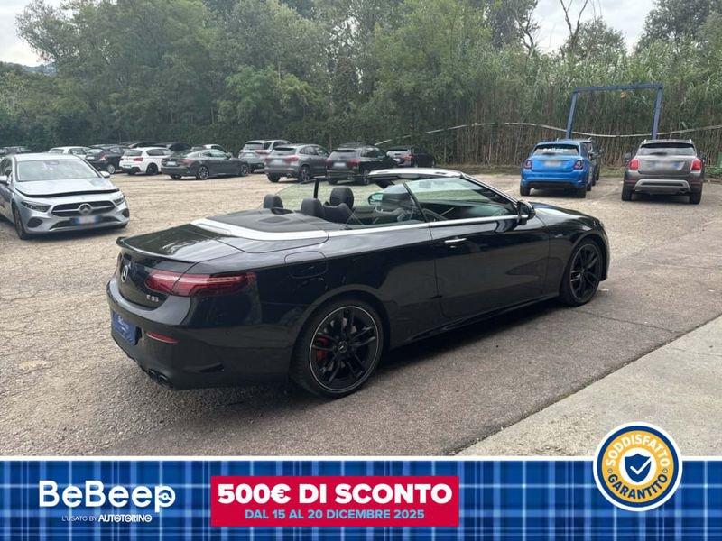 Mercedes-Benz Classe E Cbr E CABRIO 53 AMG MHEV (EQ-BOOST) 4MATIC + AUTO MY20