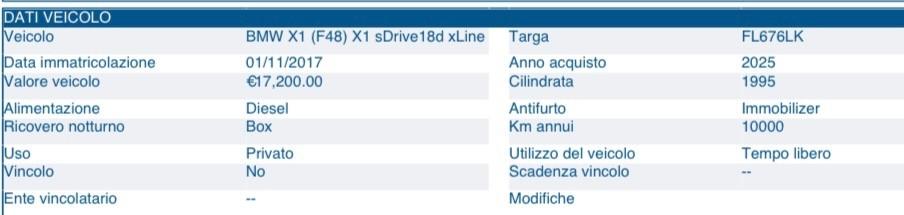 Bmw X1 sDrive18d xLine