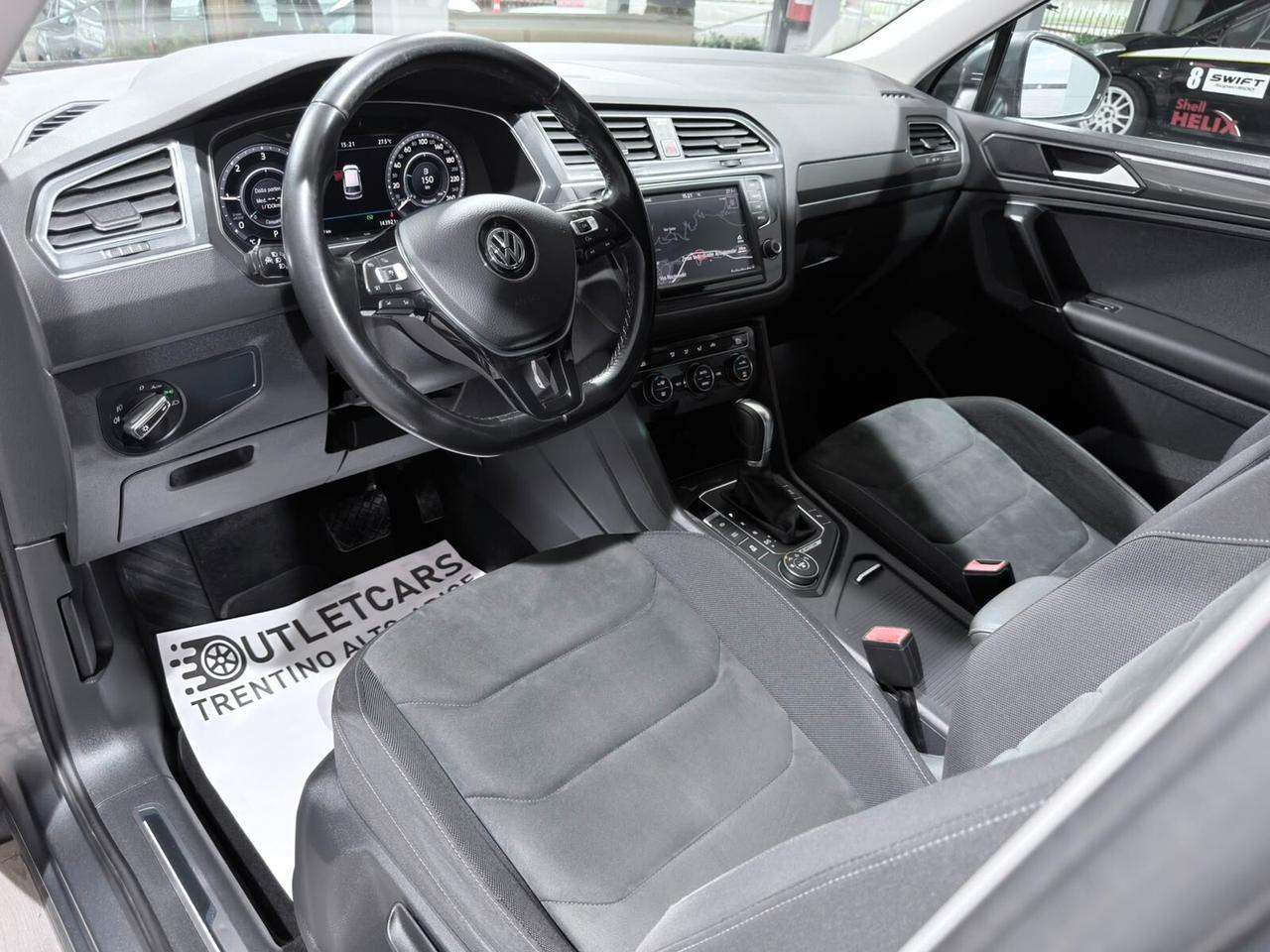 VW TIGUAN 2.0TDI 190cv DSG 4MOTION GANCIO TRAINO