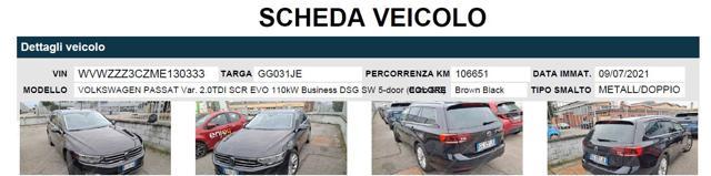VOLKSWAGEN Passat Variant 2.0 TDI SCR EVO DSG Business