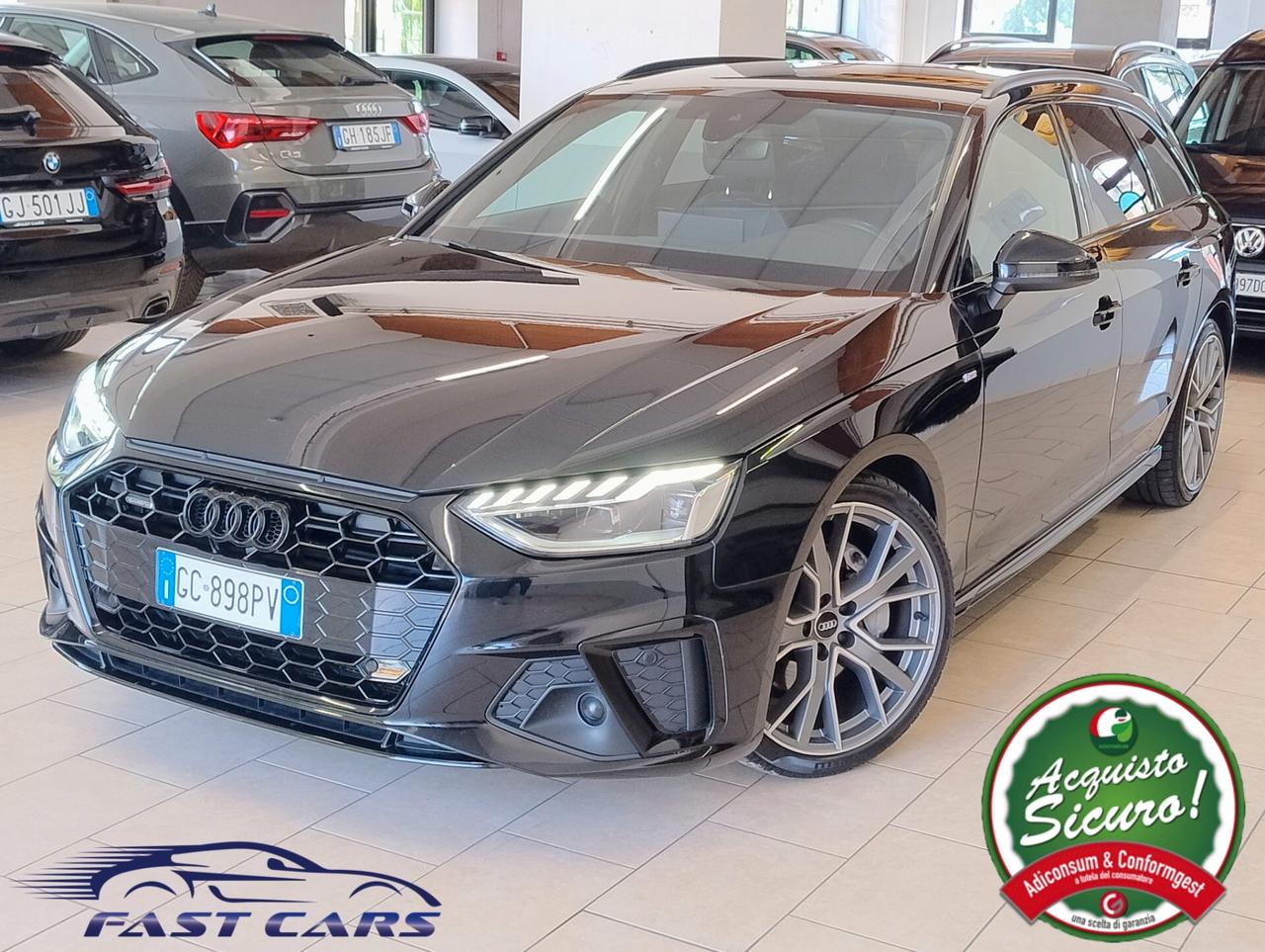 AUDI A4 Avant 40 TDI quattro SLINE edition PACK LUCI LOOK NERO