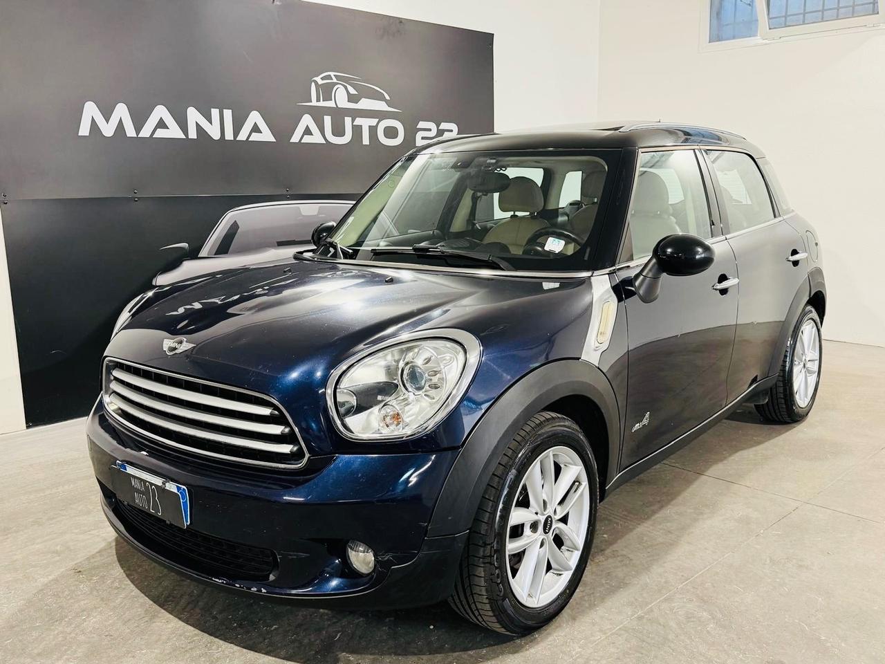 Mini COUNTRYMAN COOPER D ALL 4*1.6*111 CV*NEOPATENTATI*NAVI*TETTO*