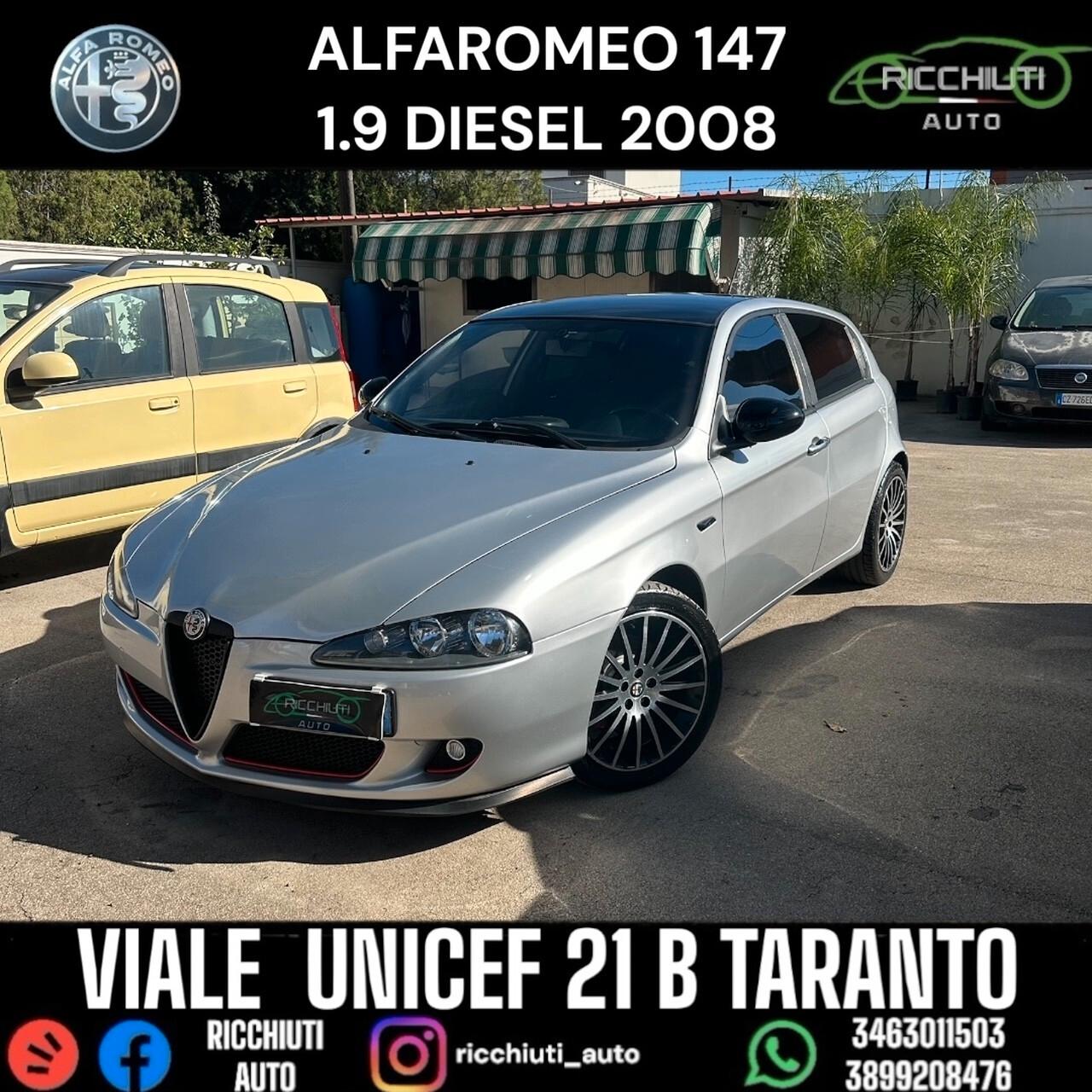ALFAROMEO 147 1.9 JTD DIESEL 2008 FULL OPTIONAL
