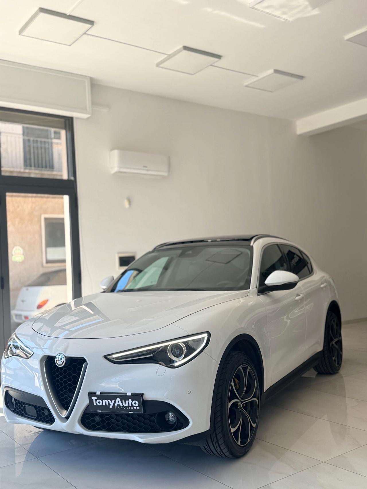 Alfa Romeo Stelvio 2.2 t Super Q4 210cv auto TETTO APRIBILE,TELECAMERA,SEDILI RISCALDABILI,NAVI,ANDROID AUTO,BLOCK SHAF
