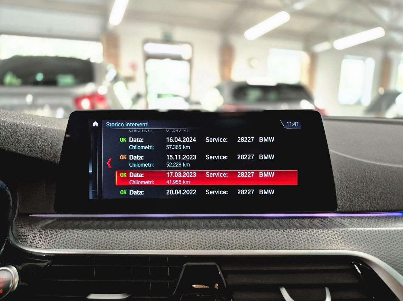 Bmw 520 520d Touring Msport **TAGLIANDI - UNICOPROPRIETARIO **