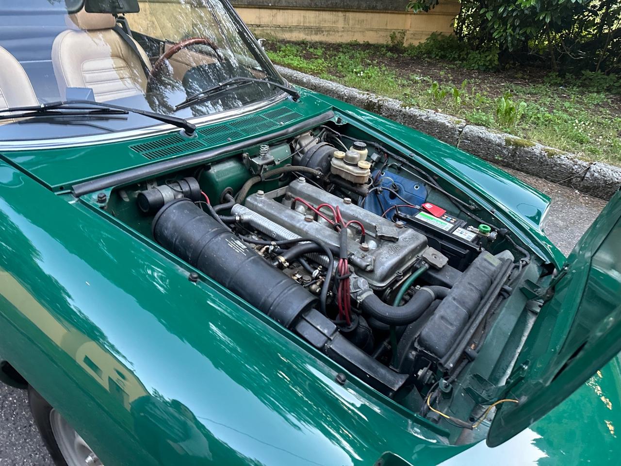 Alfa Romeo Spider 1600 Junior (Coda Tronca) Verde Pino Service Book Matching Specification