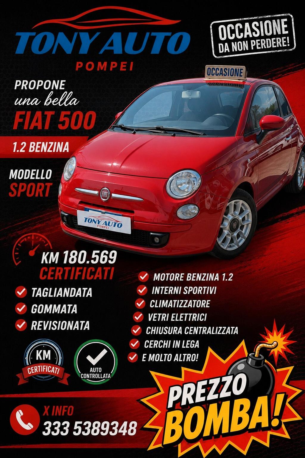 Fiat 500 1.2 Pop NORITA