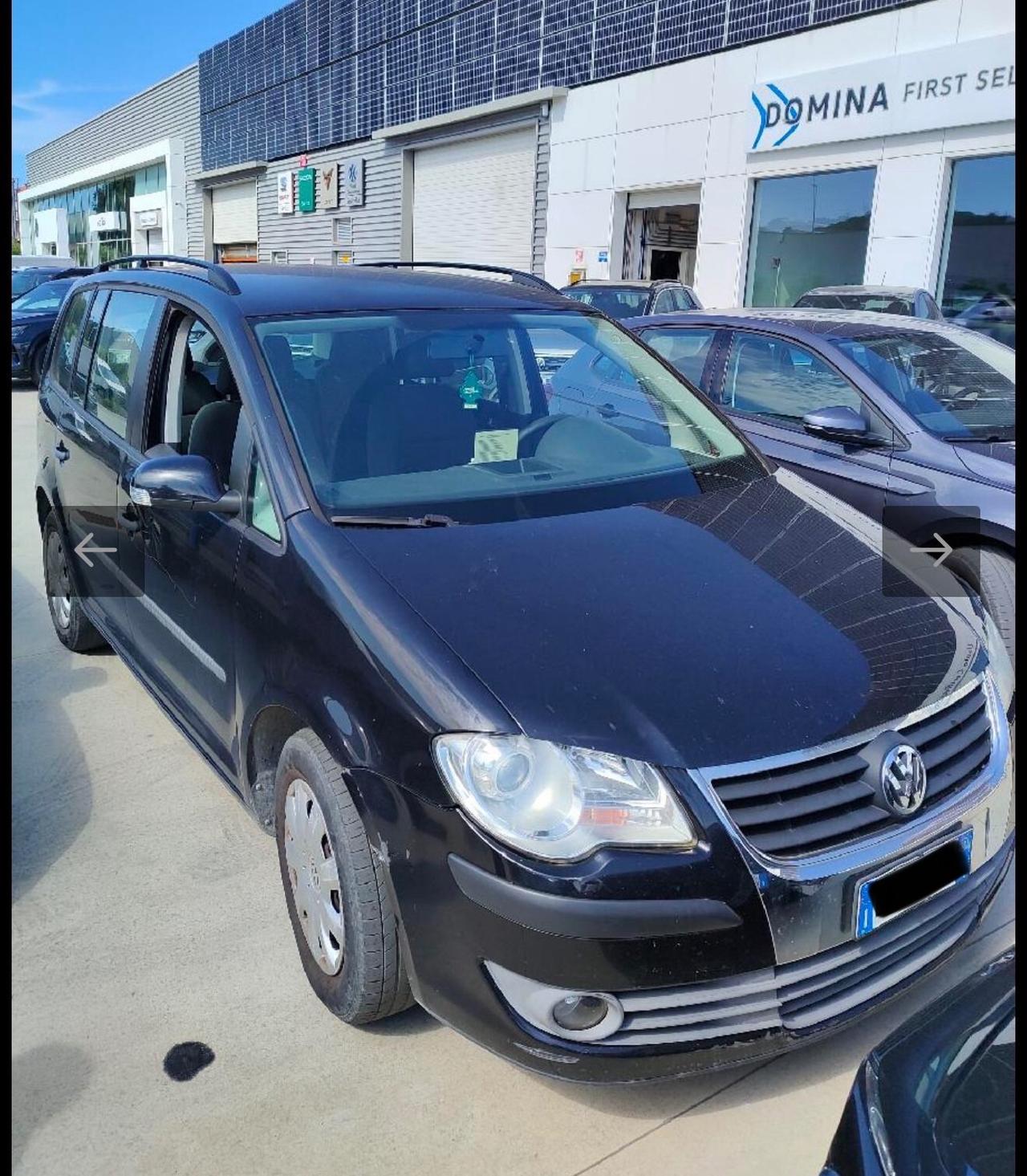 Volkswagen Touran 7 posti 2.0 metano Ecofuel Neopatentati