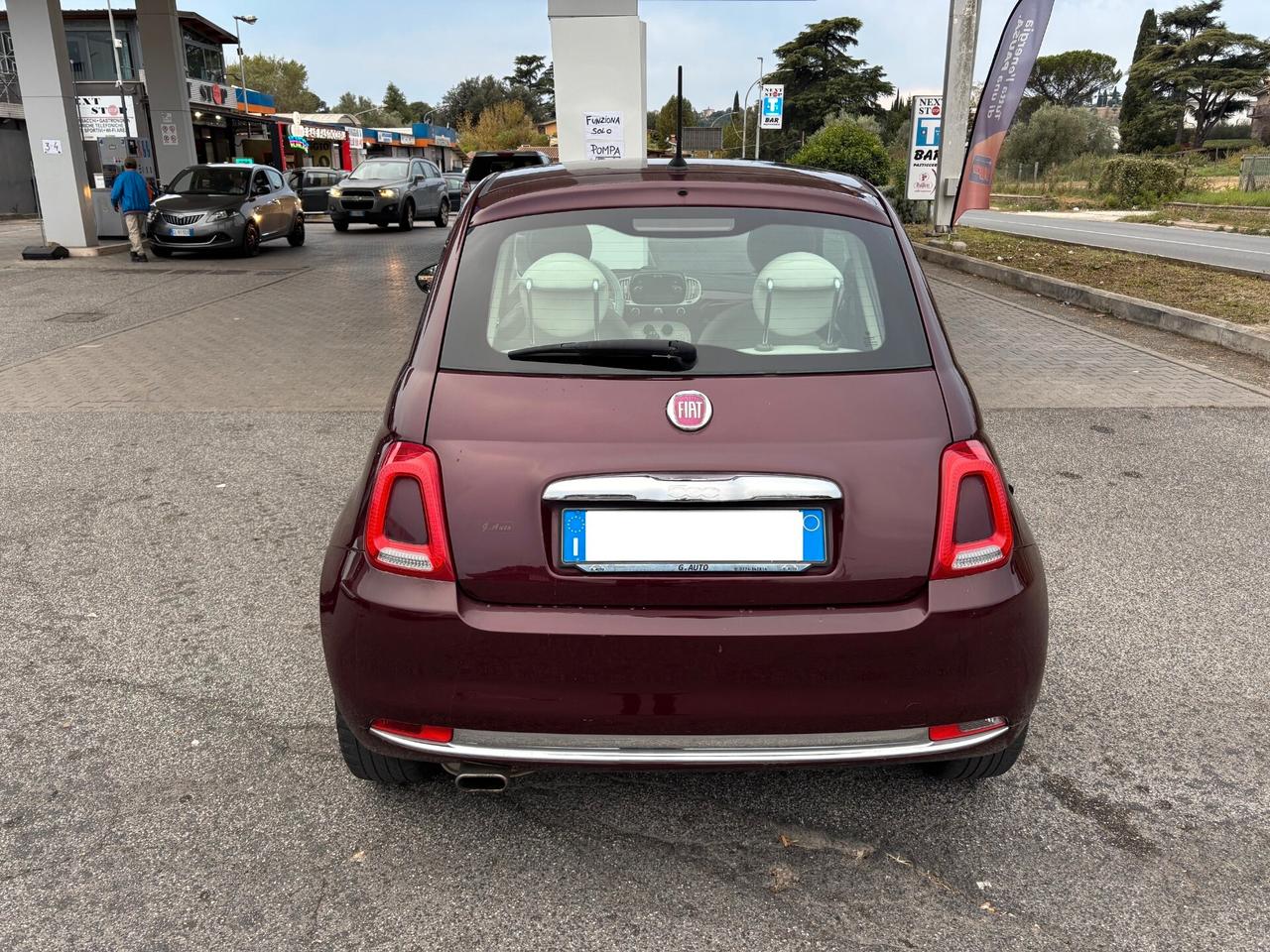 Fiat 500 1.2 Lounge STUPENDA, PANORAMA, CERCHI IN LEGA, CLIMA AUTOMATICO, VOLANTE MULTIFUNZIONE!!!