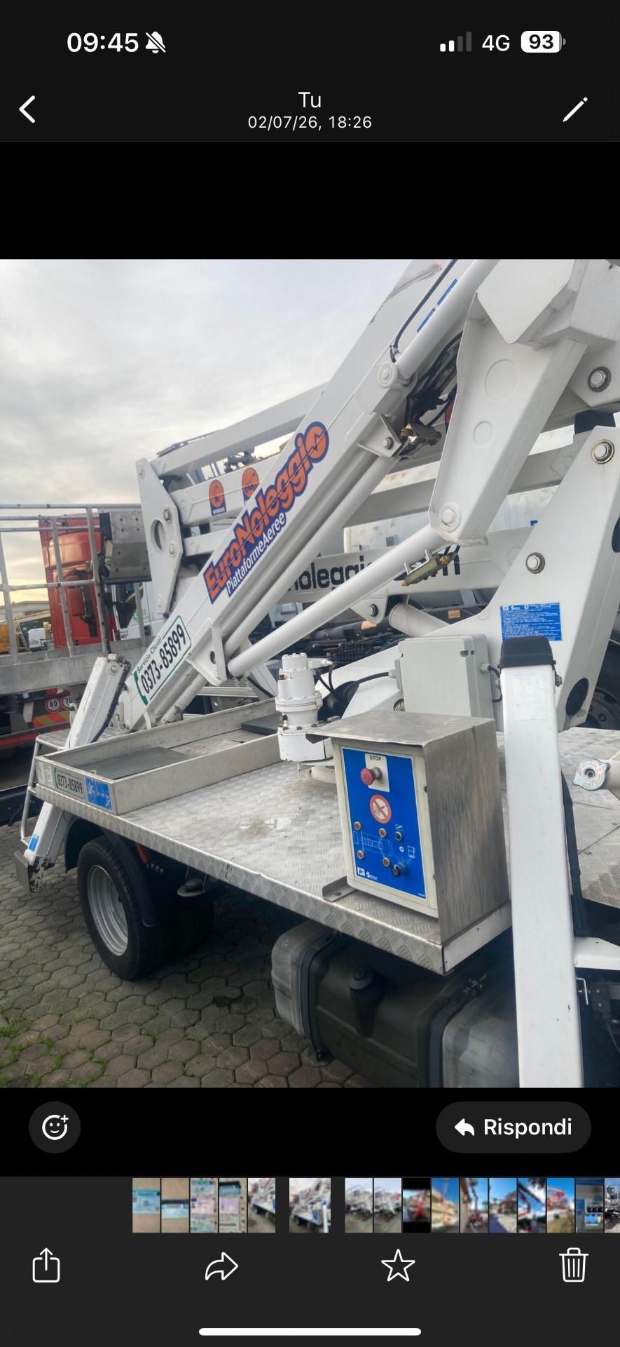 Nissan cabstar piattaforma aerea Cte 20 metri