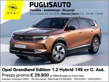 OPEL Grandland Hybrid 145 CV EDCT Edition