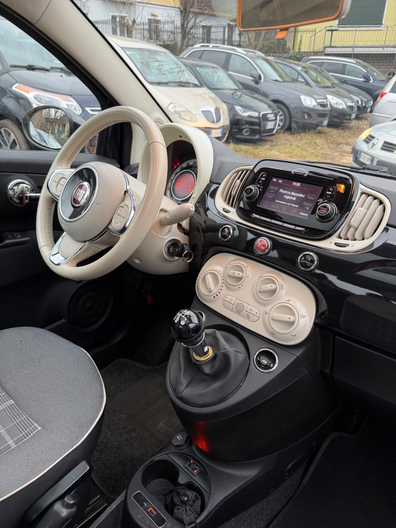 Fiat 500 LOUNGE TETTO KMCERT GARANZ NEOPAT