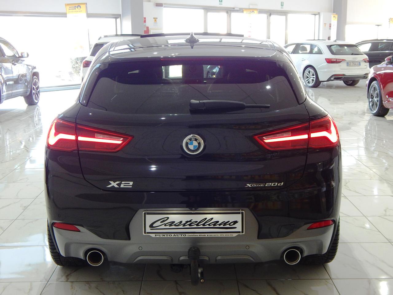 BMW X2 xdrive20d Msport X Aut. TETTO-NAVI-PELLE-PARK-LED