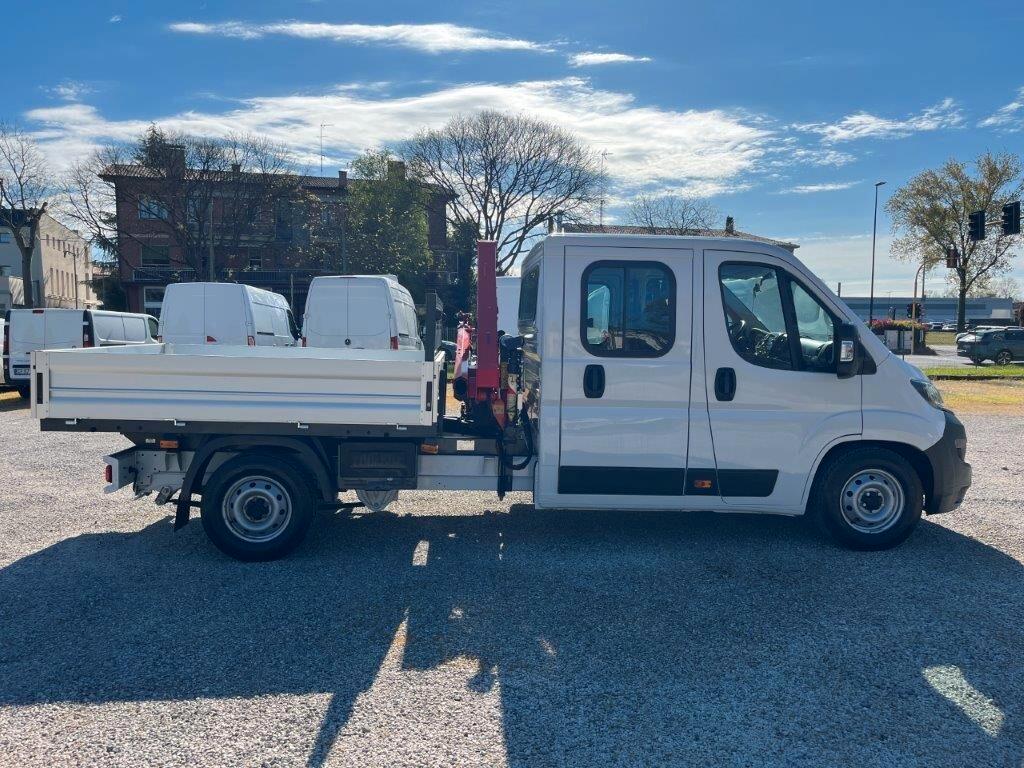Fiat Ducato MAXI 6+1 35 LH1 2.3 Mjet 140CV Cassone Gru Fassi