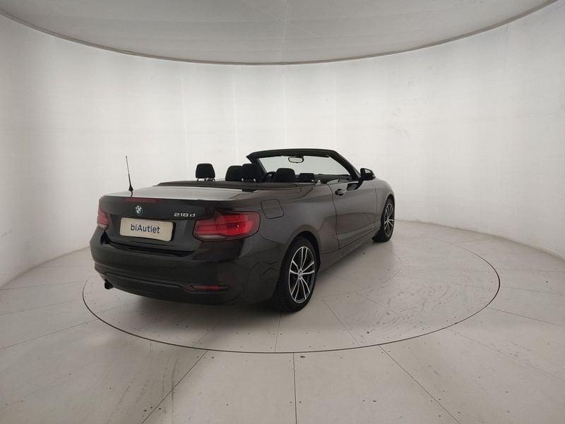 BMW Serie 2 218d Cabrio Sport auto my18