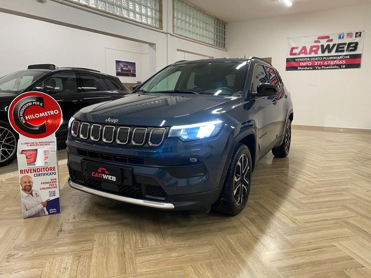 JEEP COMPASS 1.6 MJT 130CV LIMITED Cam 2022