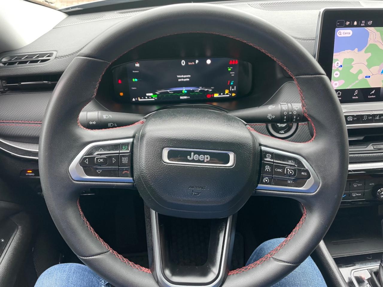 Jeep Compass 1.3 T4 240CV PHEV AT6 4xe Trailhawk Telecamere