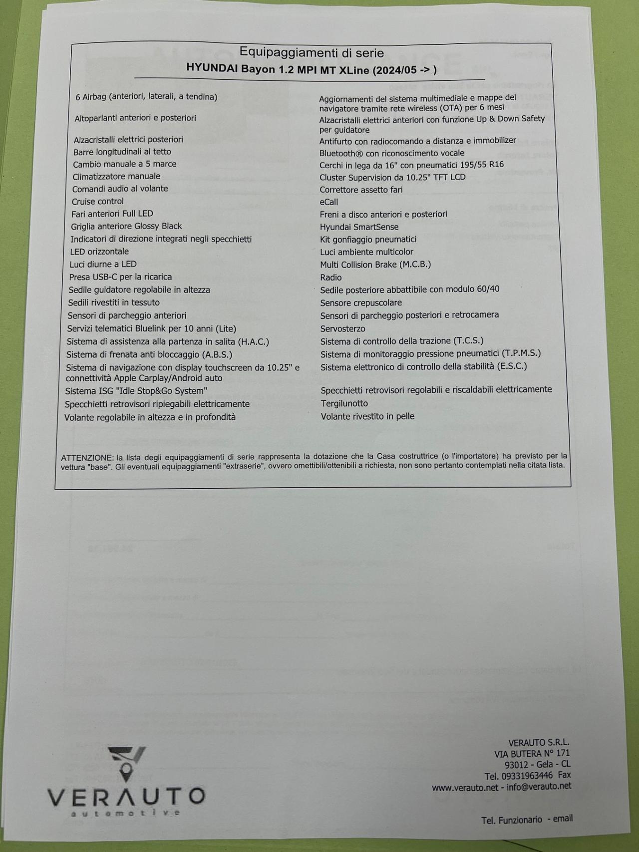 Hyundai Bayon 1.2 MPI MT XLine