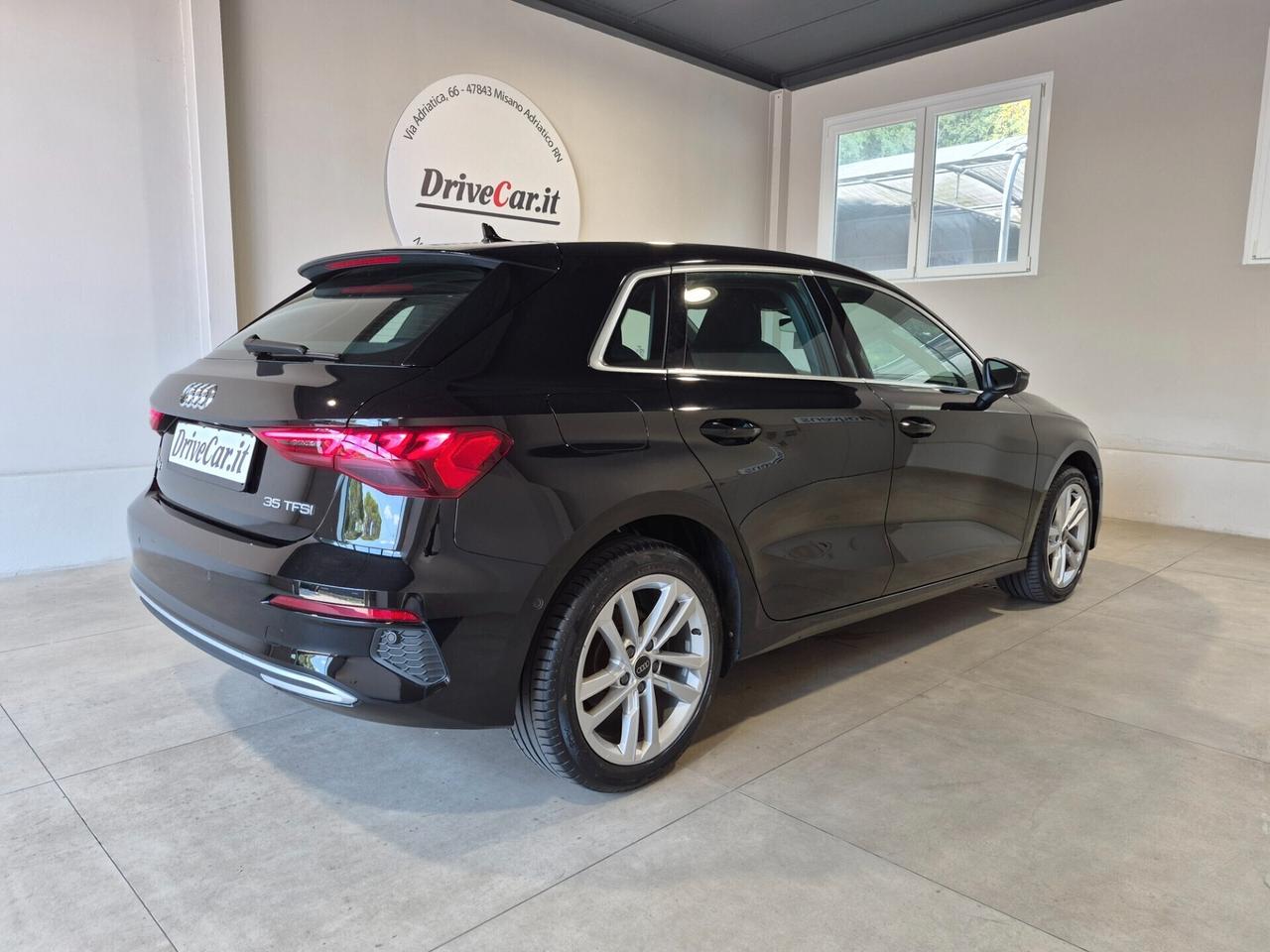 Audi A3 SPB 35 1.5 TFSI MHEV S-TRONIC LED APPLE CAR PLAY/ANDROID AUTO ACC RICARICA WIRELESS SEDILI SPORTIVI RISCALDABILI