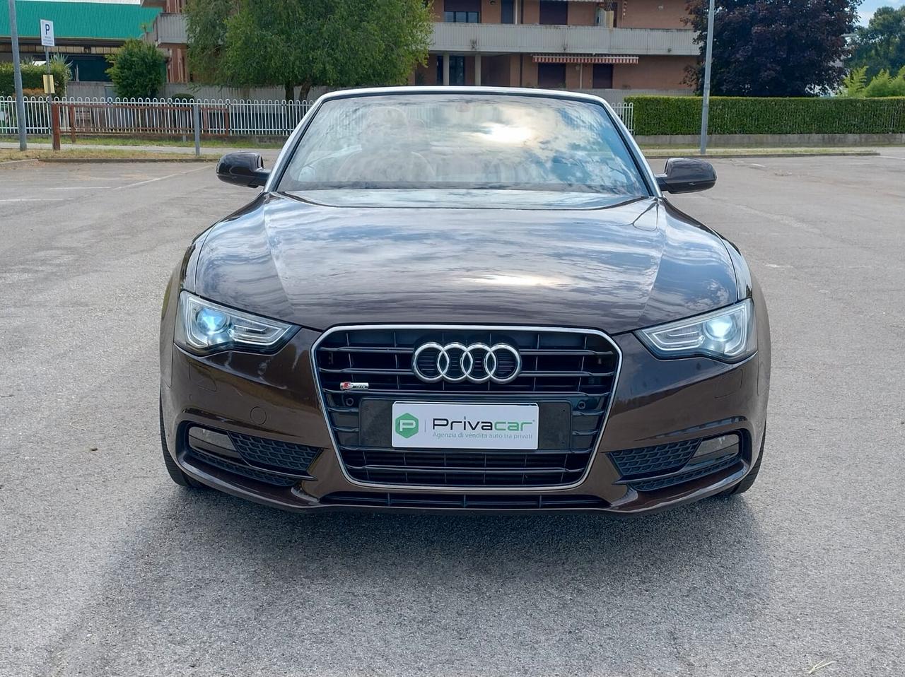 Audi A5 Cabrio 1.8 Benz/GPL 170cv S-Line DA VETRINA