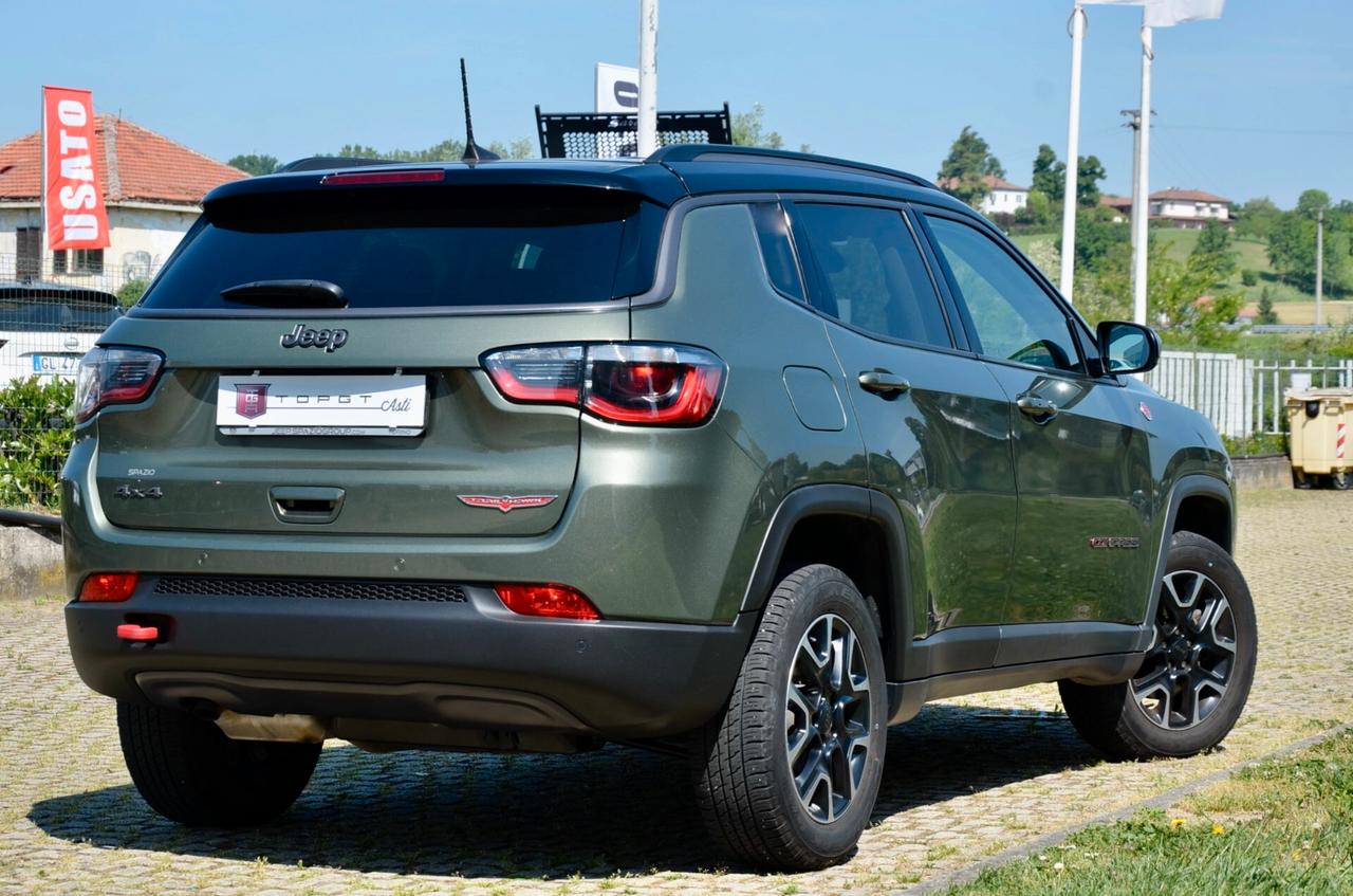 JEEP COMPASS 2.0 MJT TRAILHAWK 4wd 170cv AUTO, UNICOPROPRIETARIO, UFF ITALIANA, EURO 6D, BICOLOR, FARI LED, APPLE ANDROID, PERMUTE